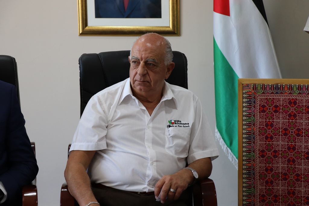 لقاء في بلدية بيت لحم مع عدد من شخصيات المحافظة  الإعتبارية من دول الإغتراب المشاركين في مؤتمر مغتربي أبناء محافظة بيت لحم الثاني