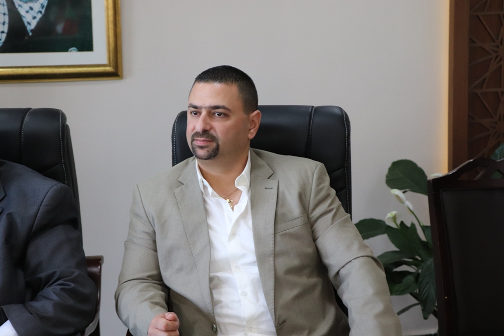 لقاء في بلدية بيت لحم مع عدد من شخصيات المحافظة  الإعتبارية من دول الإغتراب المشاركين في مؤتمر مغتربي أبناء محافظة بيت لحم الثاني