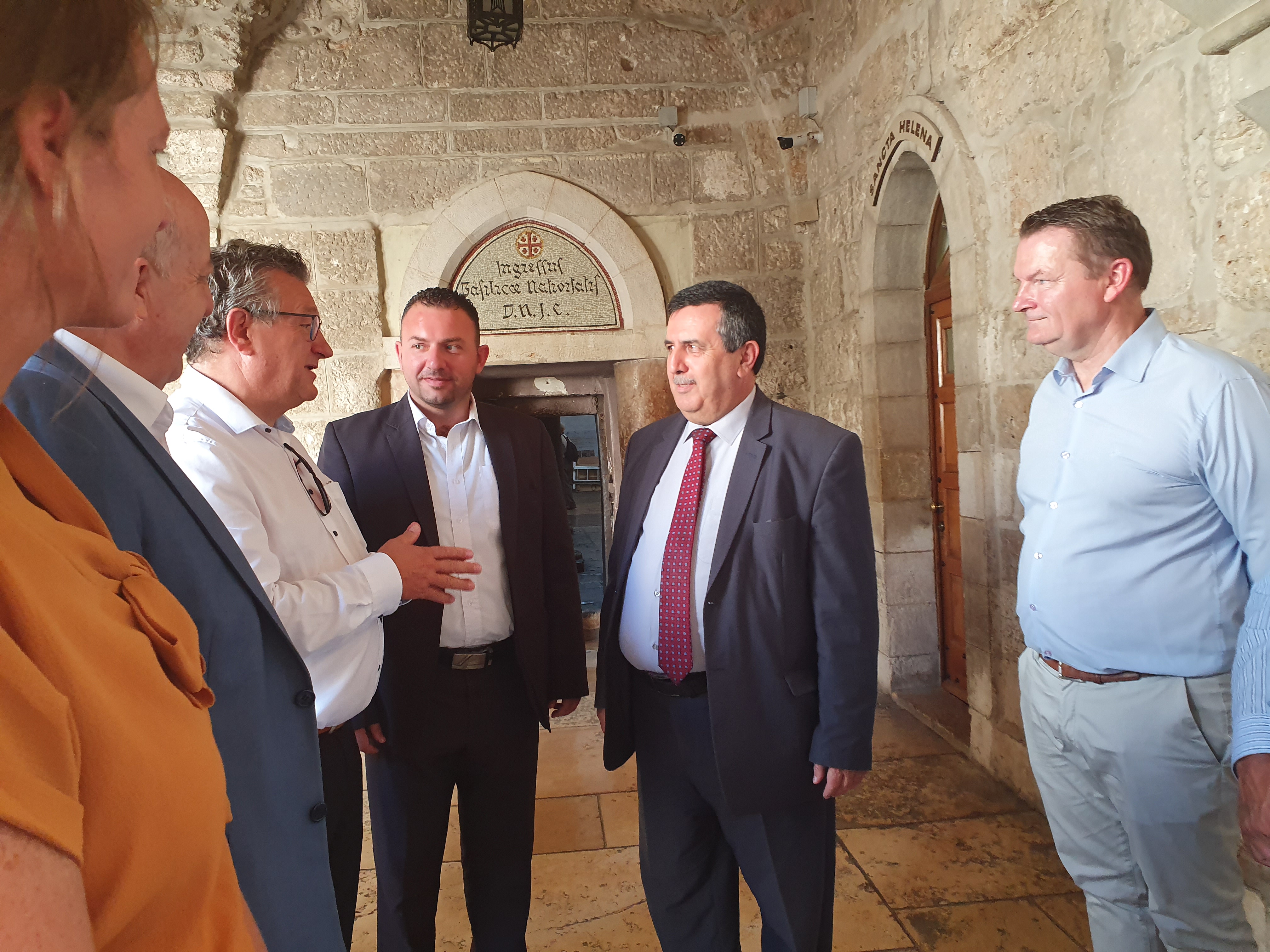 سلمان وحنانيا يستقبلان رئيسي بلديتي بروج وهاوثلست البلجيكيتين