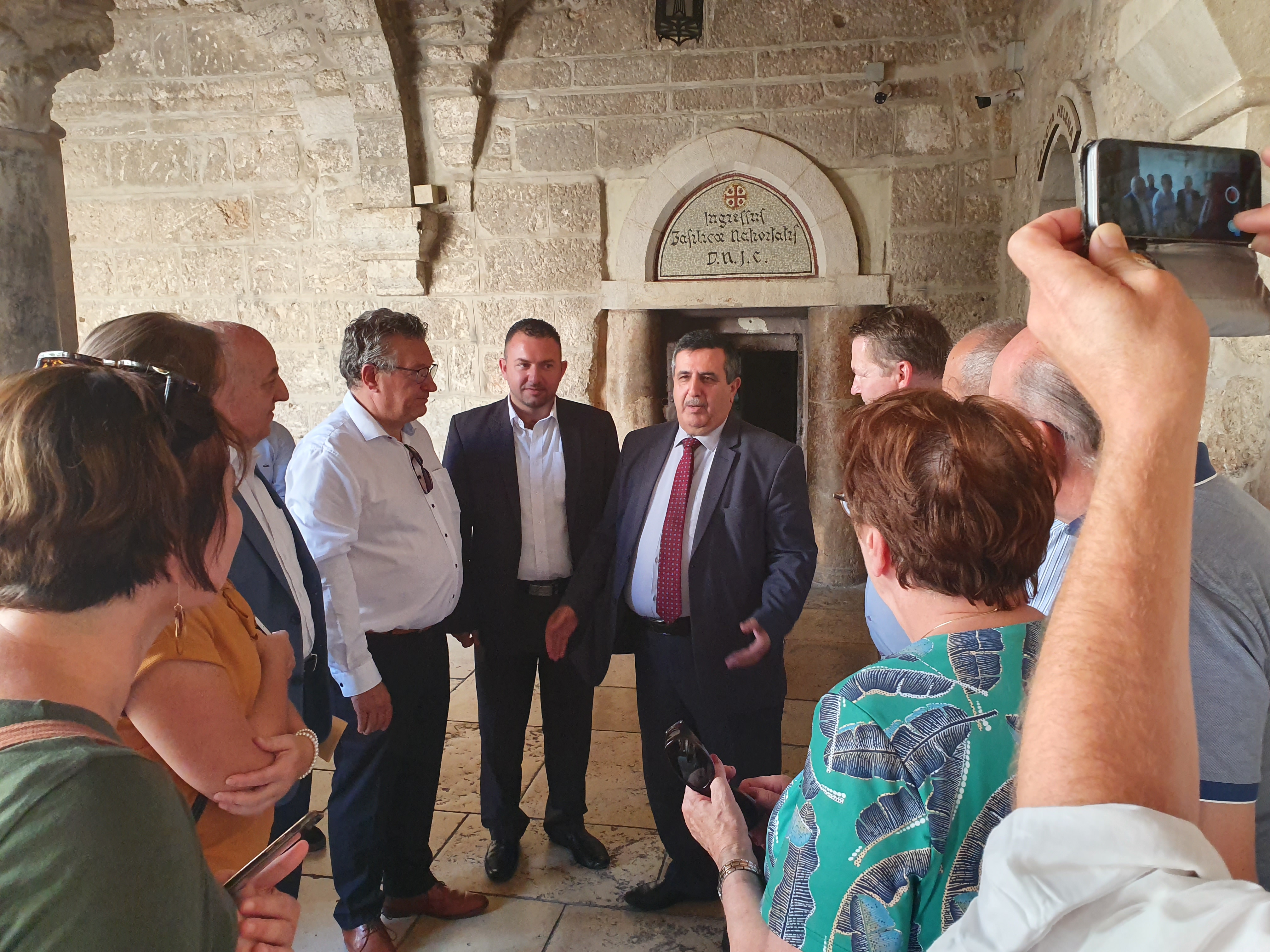 سلمان وحنانيا يستقبلان رئيسي بلديتي بروج وهاوثلست البلجيكيتين