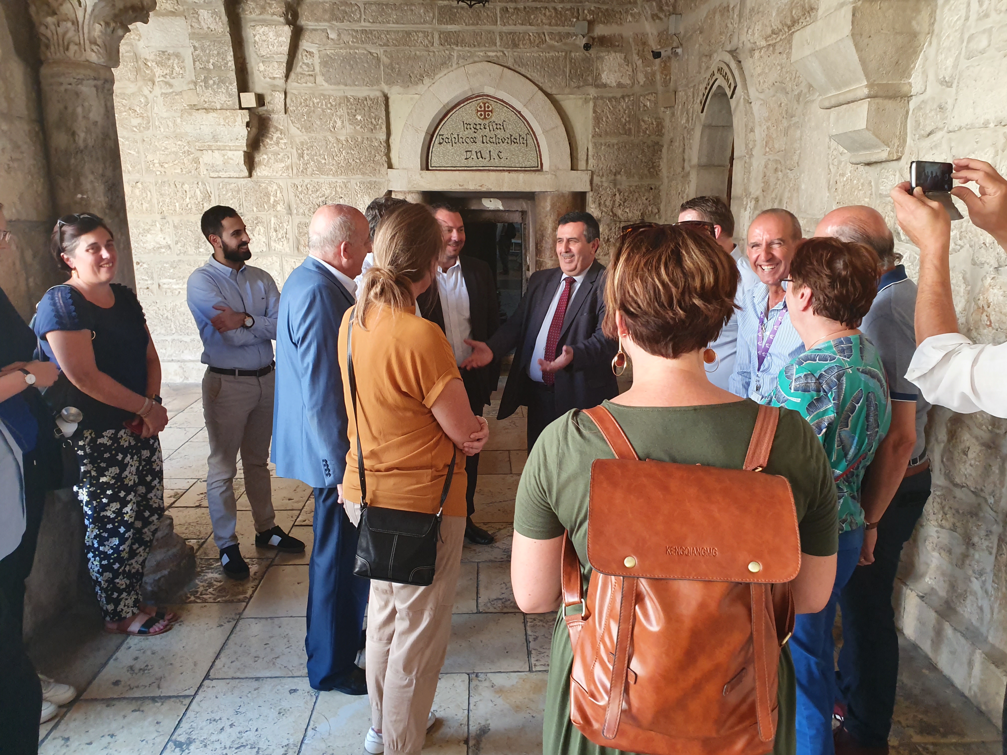 سلمان وحنانيا يستقبلان رئيسي بلديتي بروج وهاوثلست البلجيكيتين