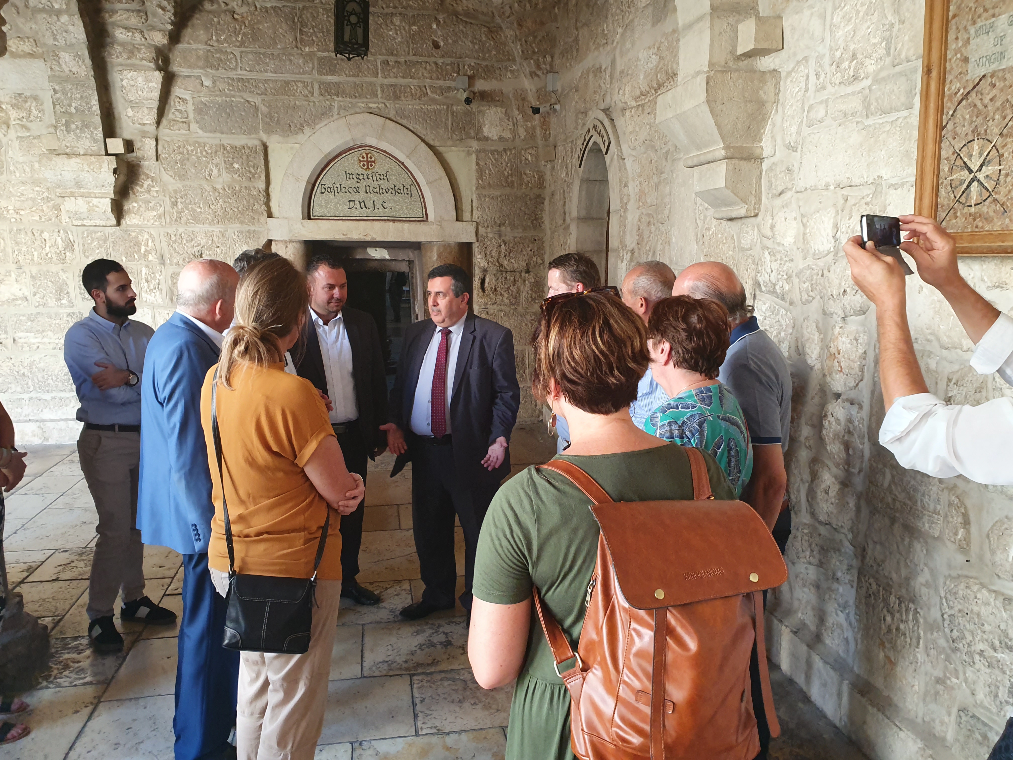 سلمان وحنانيا يستقبلان رئيسي بلديتي بروج وهاوثلست البلجيكيتين