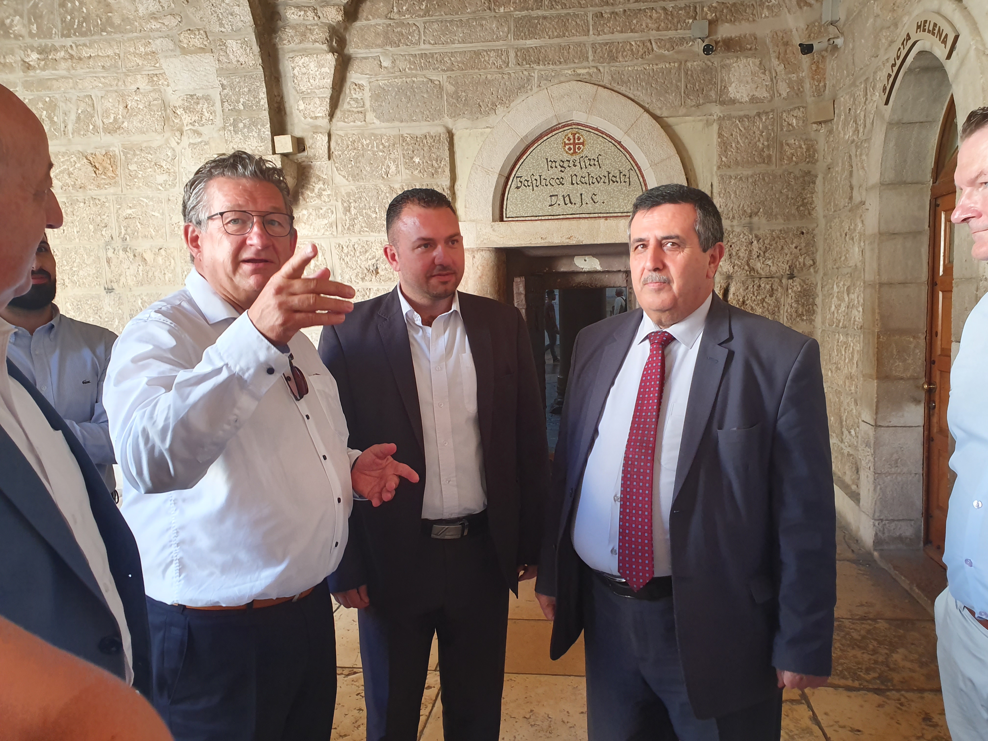 سلمان وحنانيا يستقبلان رئيسي بلديتي بروج وهاوثلست البلجيكيتين