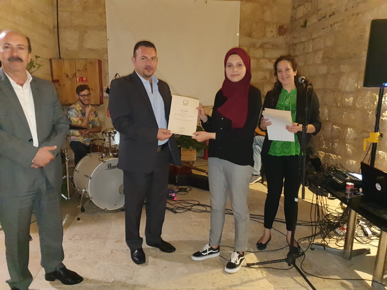 حفل ختام لورشة عمل ( ساحة المهد ) في إطار إتفاقية التعاون بين بلديتي بيت لحم وباريس