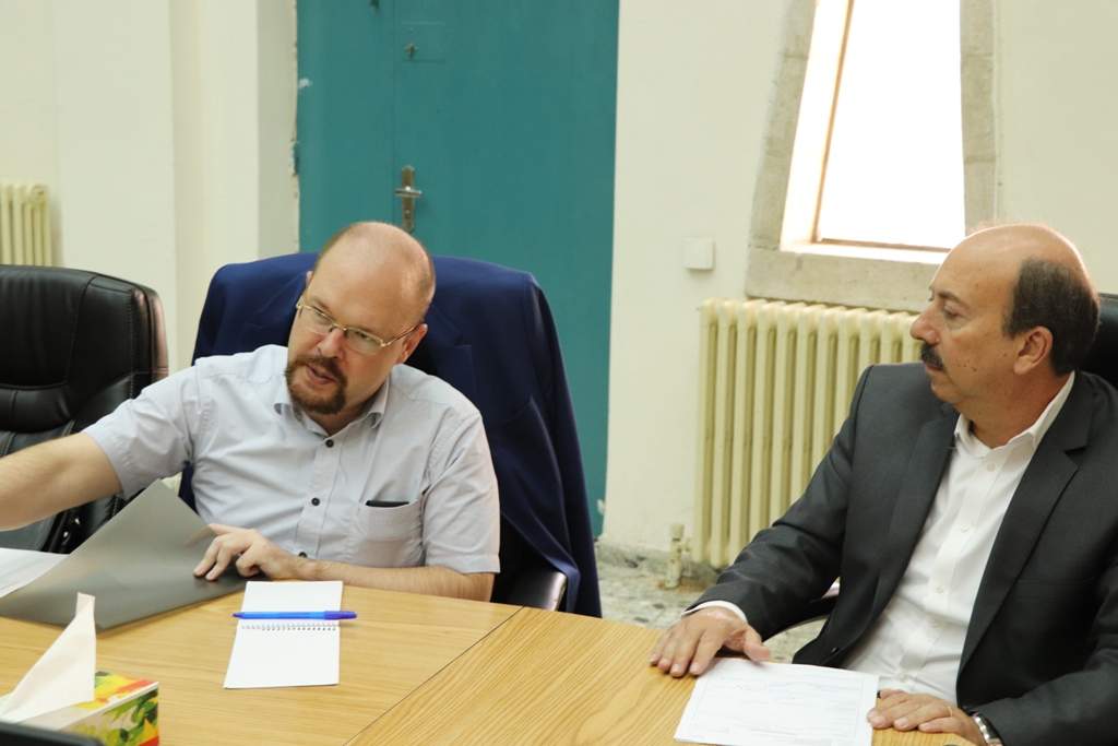 الاجتماع الدوري للجنة المشتركة لتنسيق المشاريع الخاصة بإعادة تأهيل المركز التاريخي والديني لمدينة بيت لحم