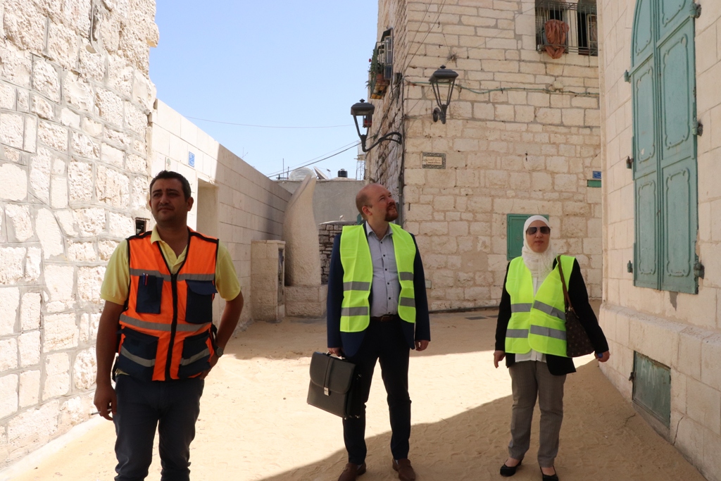 الاجتماع الدوري للجنة المشتركة لتنسيق المشاريع الخاصة بإعادة تأهيل المركز التاريخي والديني لمدينة بيت لحم