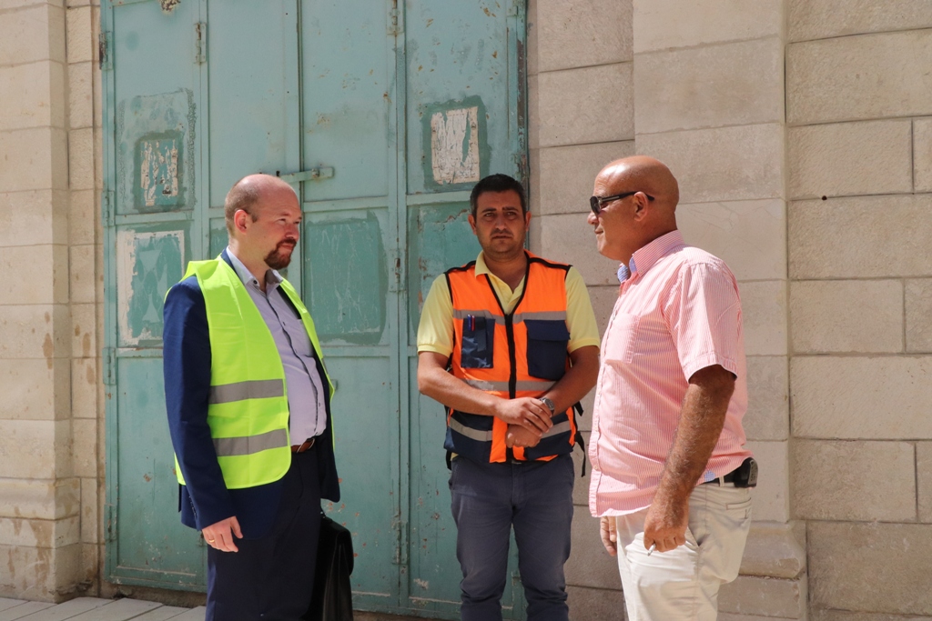 الاجتماع الدوري للجنة المشتركة لتنسيق المشاريع الخاصة بإعادة تأهيل المركز التاريخي والديني لمدينة بيت لحم