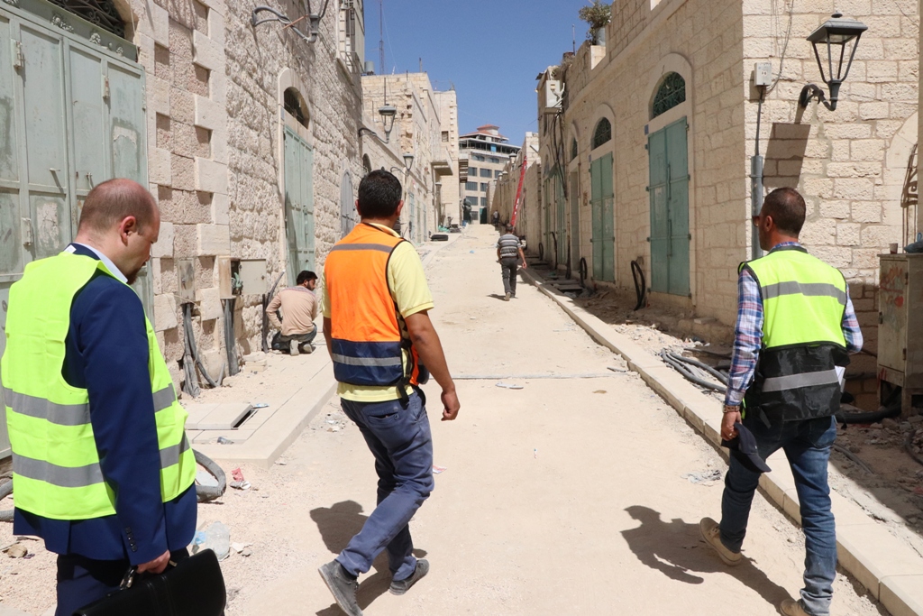 الاجتماع الدوري للجنة المشتركة لتنسيق المشاريع الخاصة بإعادة تأهيل المركز التاريخي والديني لمدينة بيت لحم