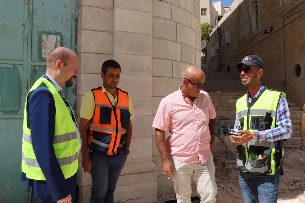 الاجتماع الدوري للجنة المشتركة لتنسيق المشاريع الخاصة بإعادة تأهيل المركز التاريخي والديني لمدينة بيت لحم