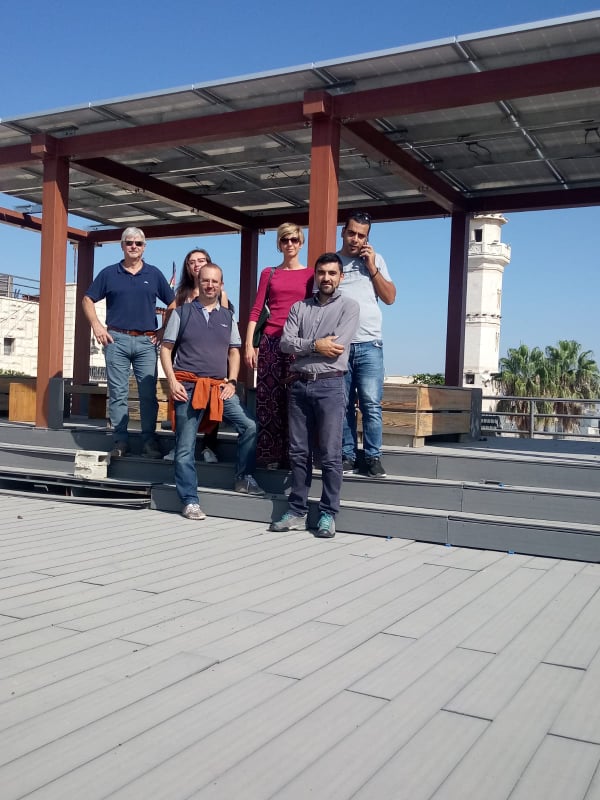 في إطار عملية التدقيق على المرحلة الأولى لمشروع نور بين بلديتي بيت لحم وتورينو  مرقص يلتقي وفداً من البلدية الإيطالية