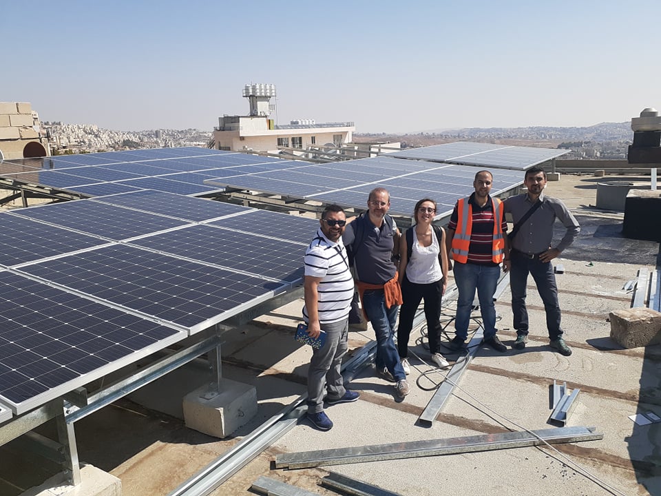 في إطار عملية التدقيق على المرحلة الأولى لمشروع نور بين بلديتي بيت لحم وتورينو  مرقص يلتقي وفداً من البلدية الإيطالية