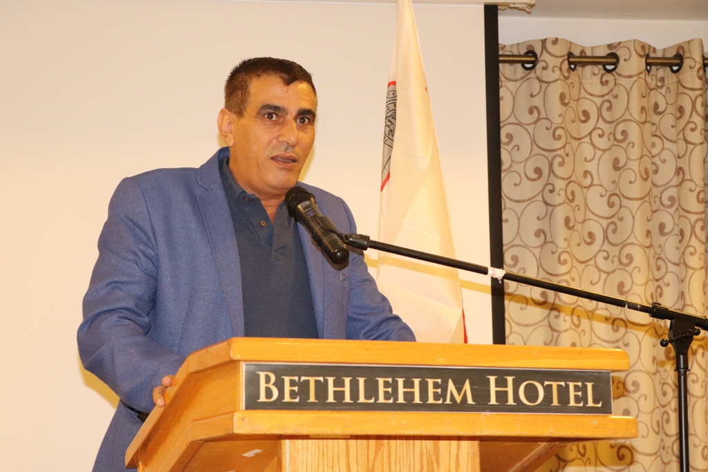 رئيس بلدية بيت لحم يكرم القاضي جو مفصوت من مالطا بمناسبة زيارته الثلاثين لمدينة بيت لحم