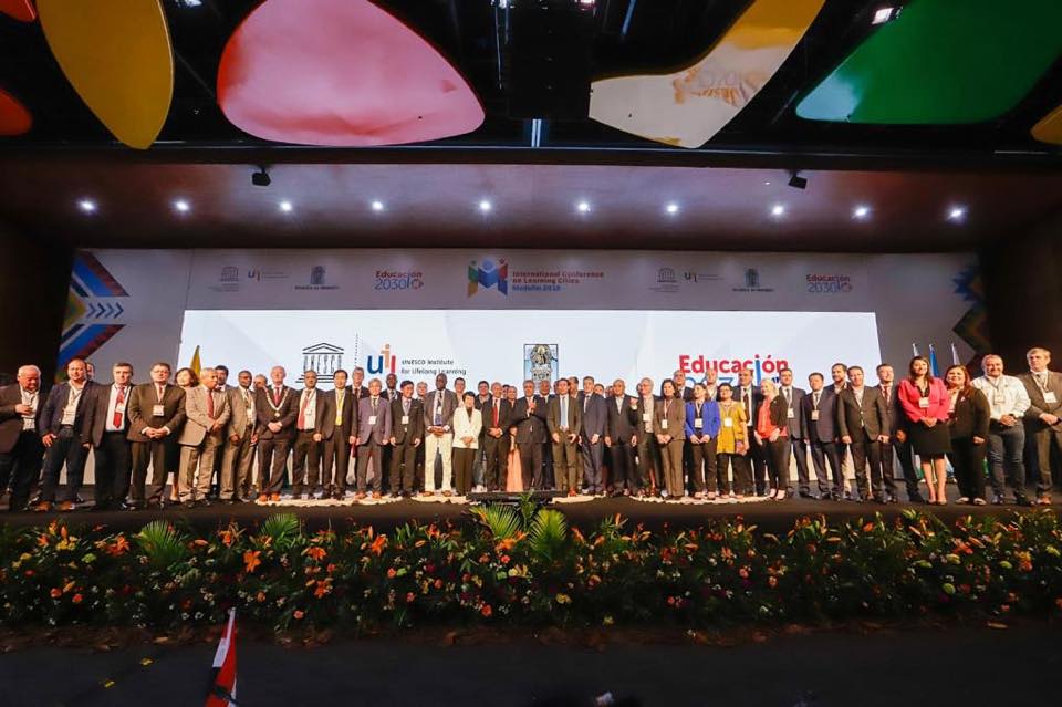 رئيس بلدية بيت لحم يشارك كمتحدث في المؤتمر الدولي الرابع للمدن التعليمية في كولومبيا