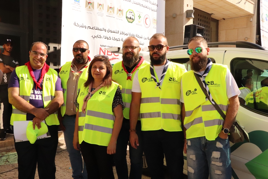 حملة اليوم العالمي للنظافة في محافظة بيت لحم تنطلق من ساحة المهد تحت شعار بيت لحم نظيفة وخضراء