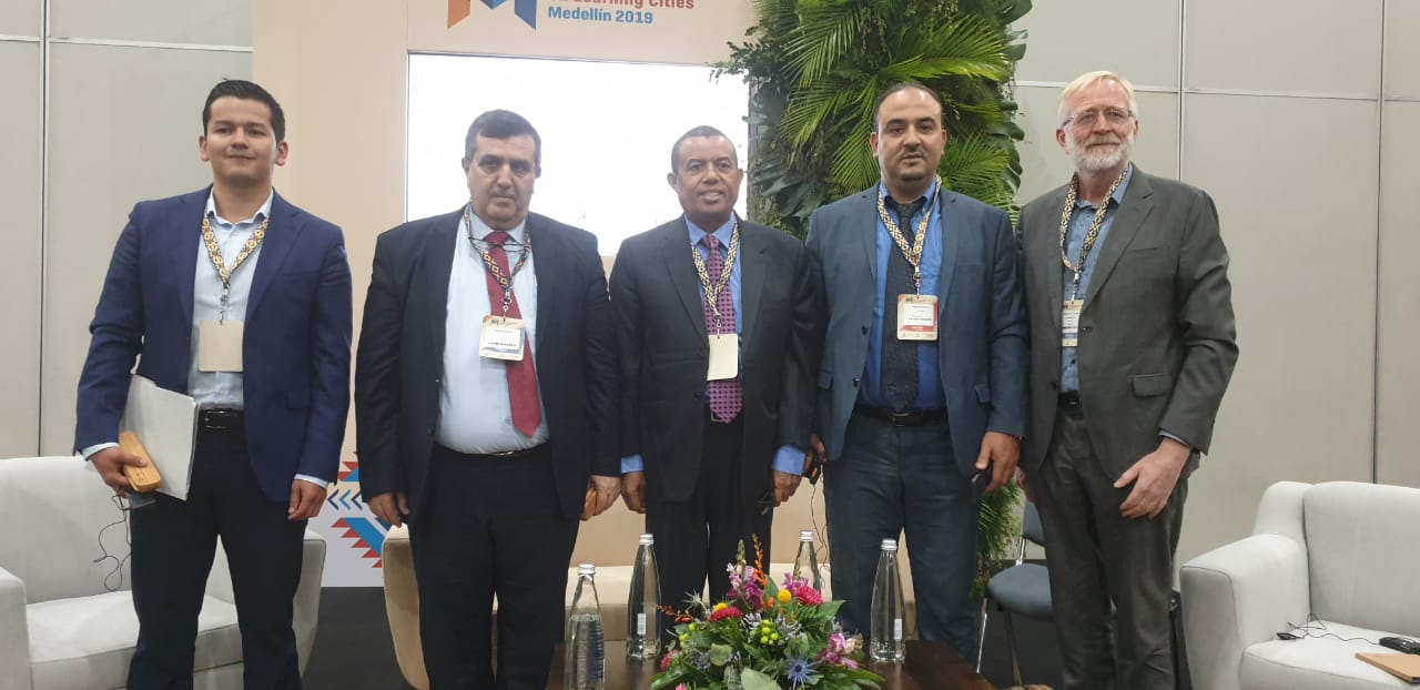 رئيس بلدية بيت لحم يشارك كمتحدث في المؤتمر الدولي الرابع للمدن التعليمية في كولومبيا