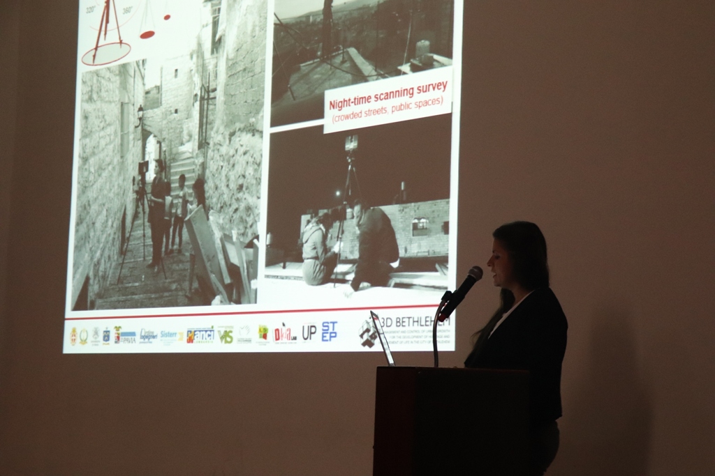 في إطار إتفاقية التوأمة بين بلديتي بيت لحم وبافيا الإيطالية ندوة تحت عنوان "بيت لحم ثلاثية الأبعاد" في مركز السلام/ بيت لحم