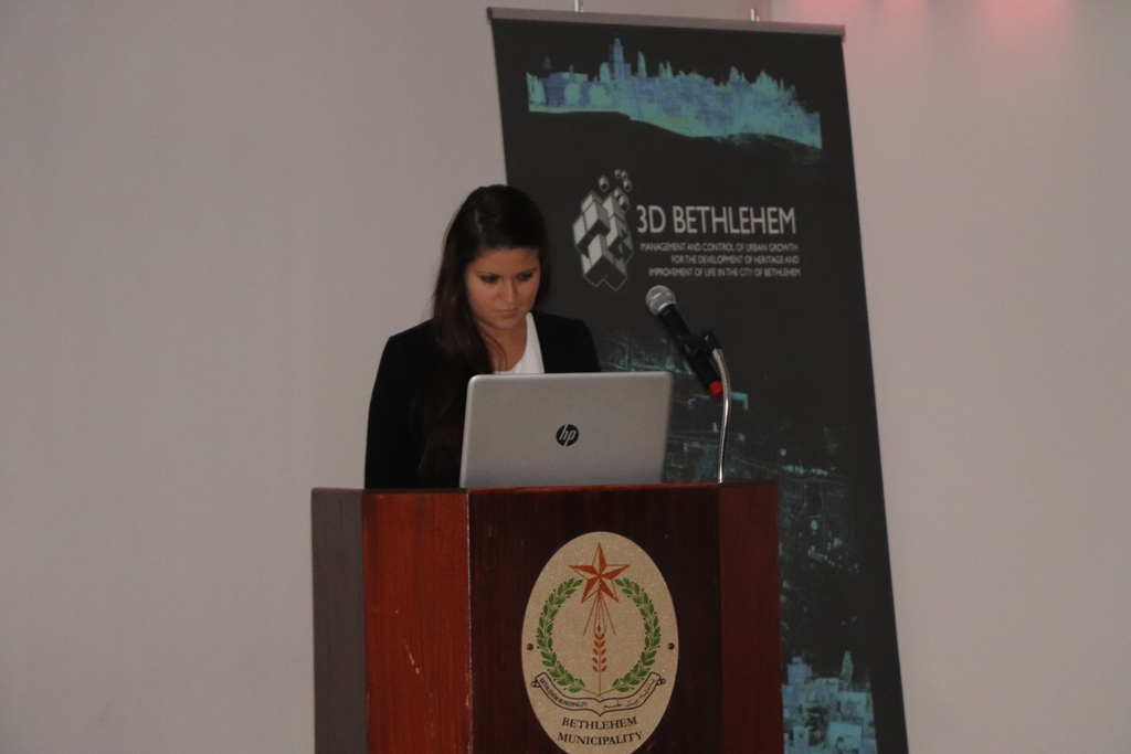 في إطار إتفاقية التوأمة بين بلديتي بيت لحم وبافيا الإيطالية ندوة تحت عنوان "بيت لحم ثلاثية الأبعاد" في مركز السلام/ بيت لحم