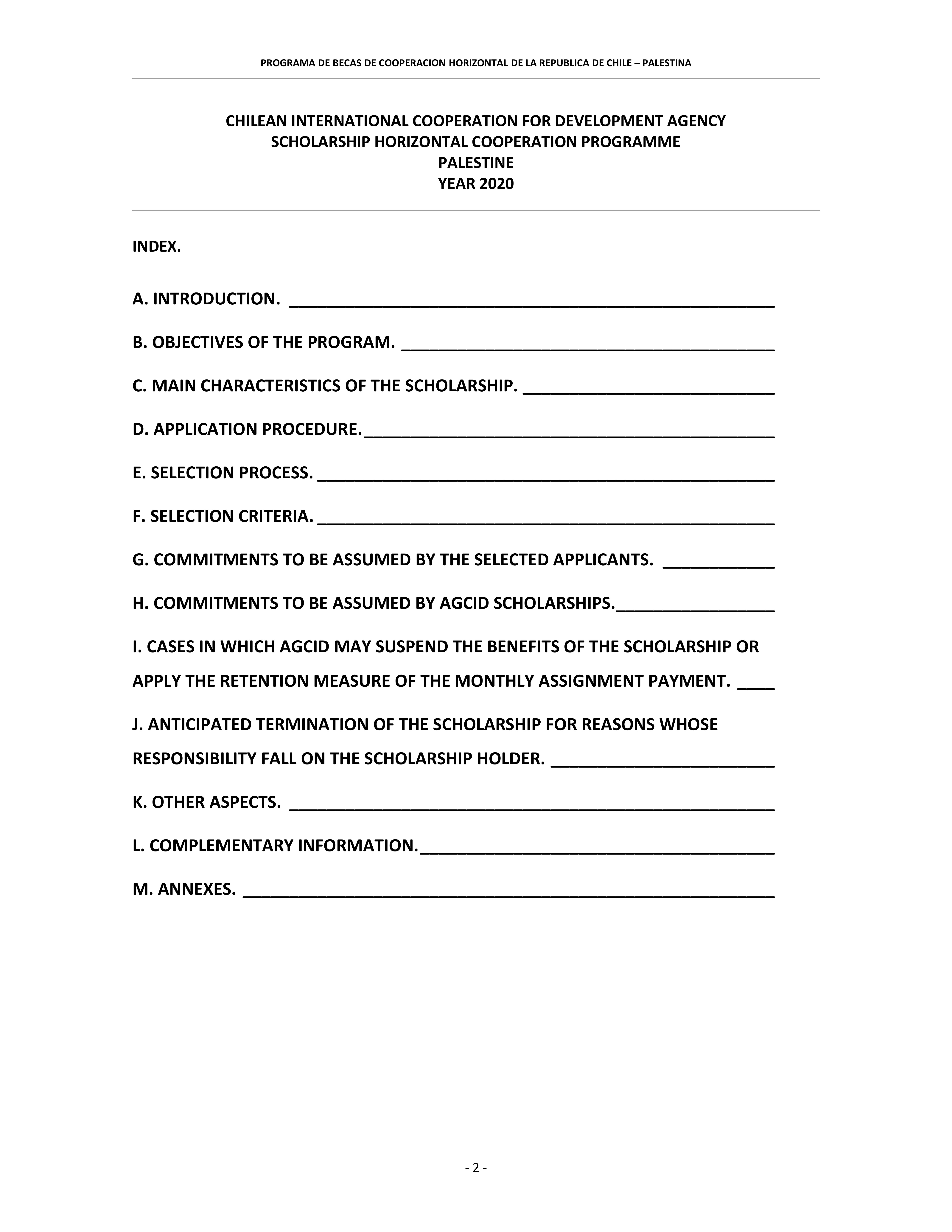 Masters scholarships in Chile