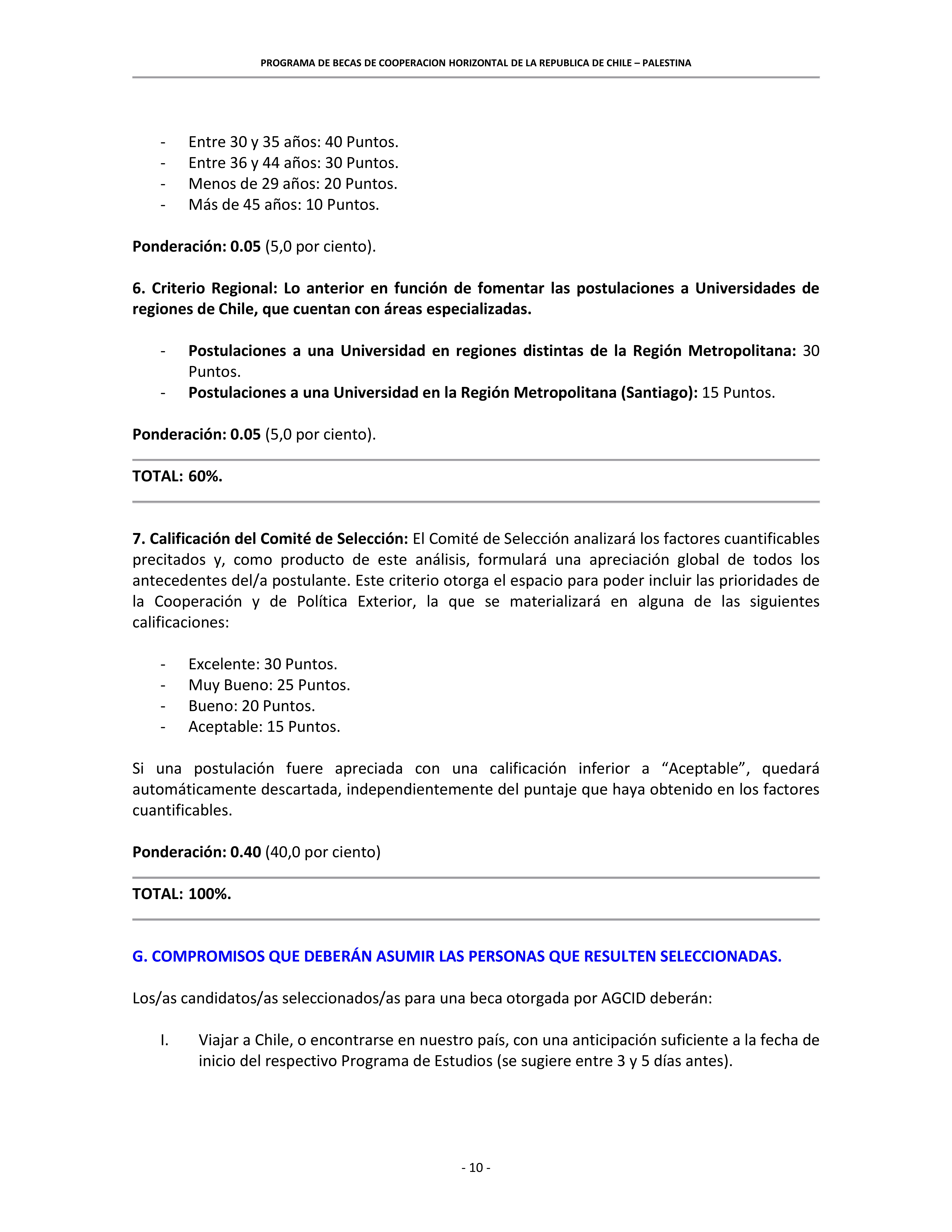 Masters scholarships in Chile