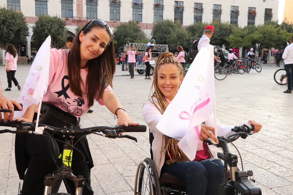 حملة دراجات الأمل تحت شعار" لا تستني الأعراض إفحصي وإطمئني" تنطلق من ساحة المهد