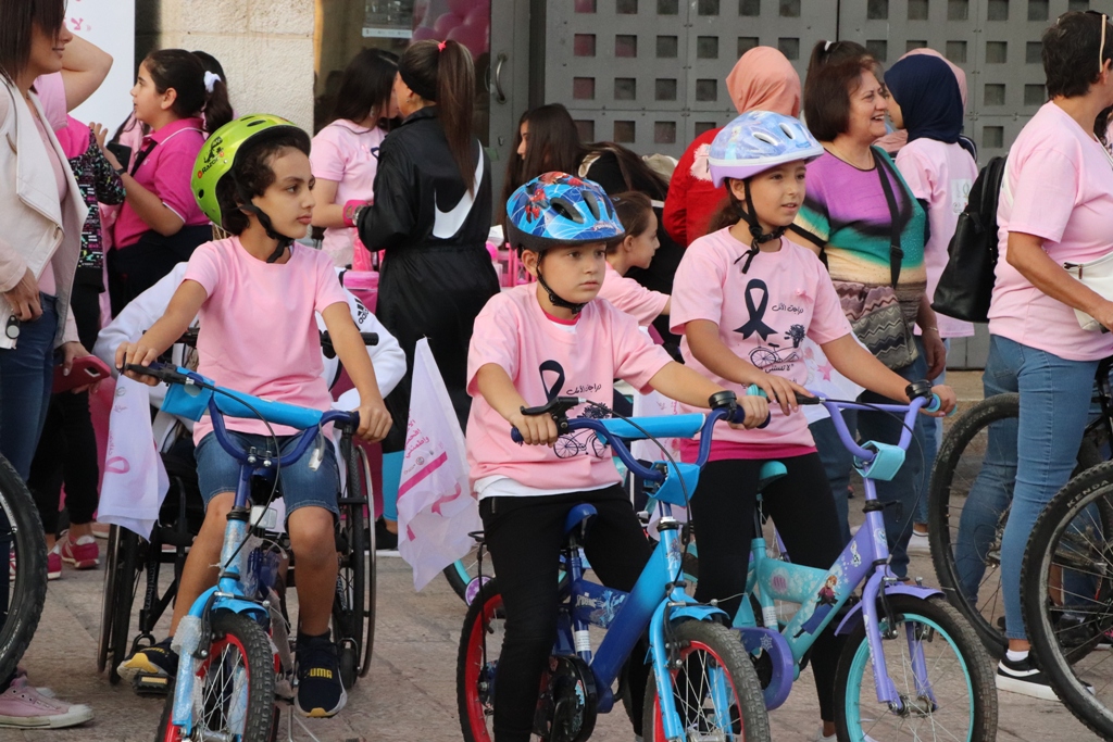 حملة دراجات الأمل تحت شعار" لا تستني الأعراض إفحصي وإطمئني" تنطلق من ساحة المهد