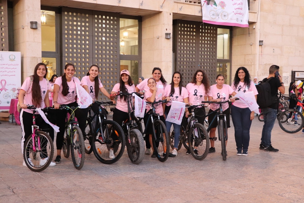 حملة دراجات الأمل تحت شعار" لا تستني الأعراض إفحصي وإطمئني" تنطلق من ساحة المهد