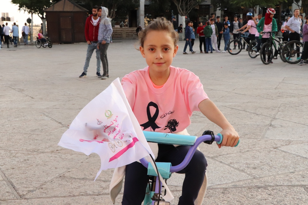 حملة دراجات الأمل تحت شعار" لا تستني الأعراض إفحصي وإطمئني" تنطلق من ساحة المهد