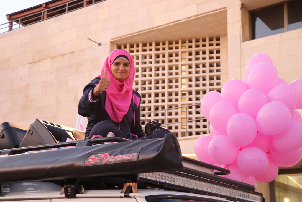 حملة دراجات الأمل تحت شعار" لا تستني الأعراض إفحصي وإطمئني" تنطلق من ساحة المهد