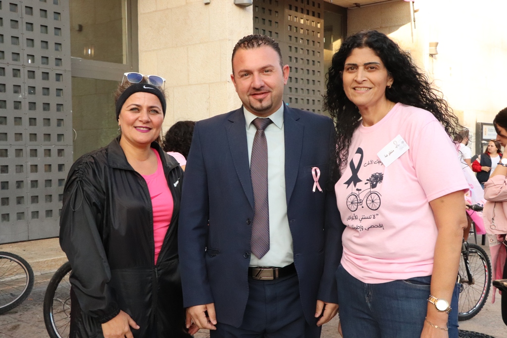 حملة دراجات الأمل تحت شعار" لا تستني الأعراض إفحصي وإطمئني" تنطلق من ساحة المهد