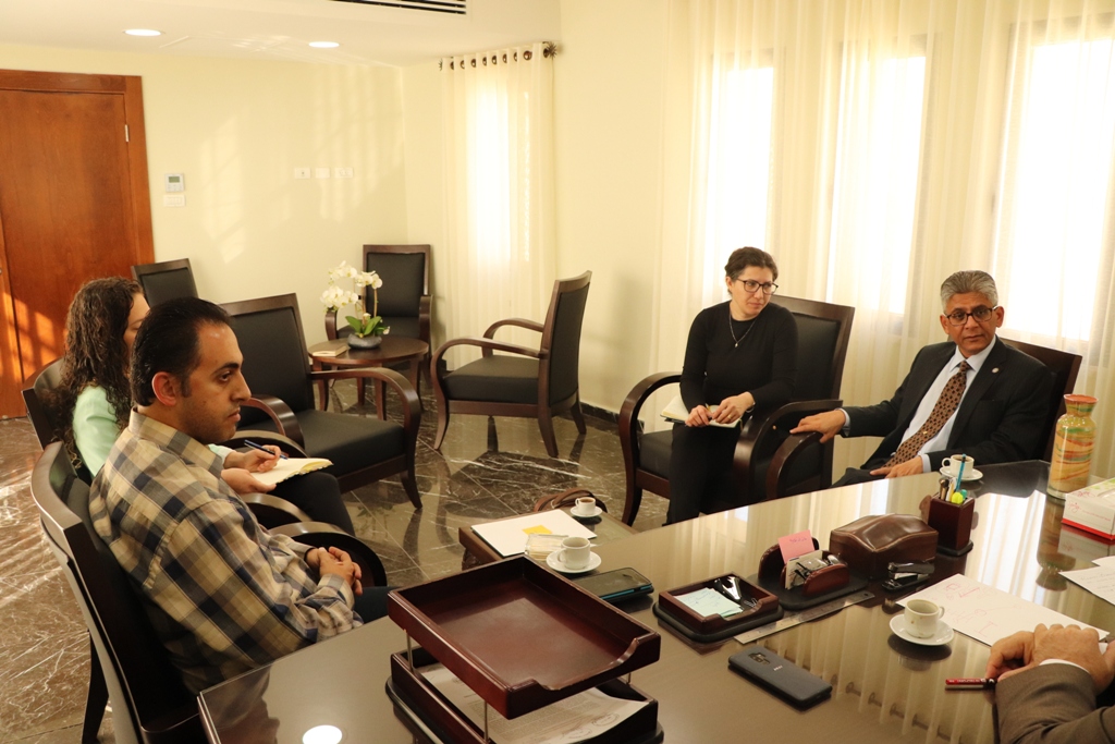 رئيس بلدية بيت لحم يستقبل السيد زافار طاهر ممثلا عن رئيس بلدية هيوستن