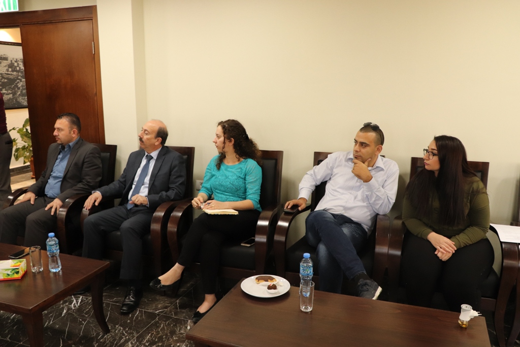 رئيس بلدية بيت لحم يستقبل ممثل جمهورية روسيا الاتحادية الجديد لدى دولة فلسطين ويطلعه على التطورات في مشروع تأهيل (شارع النجمة وتفرعاته)