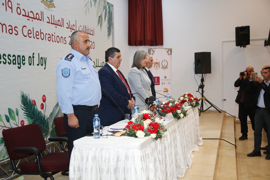 مؤتمر صحفي خاص بإحتفالات أعياد الميلاد المجيدة في مركز السلام بيت لحم