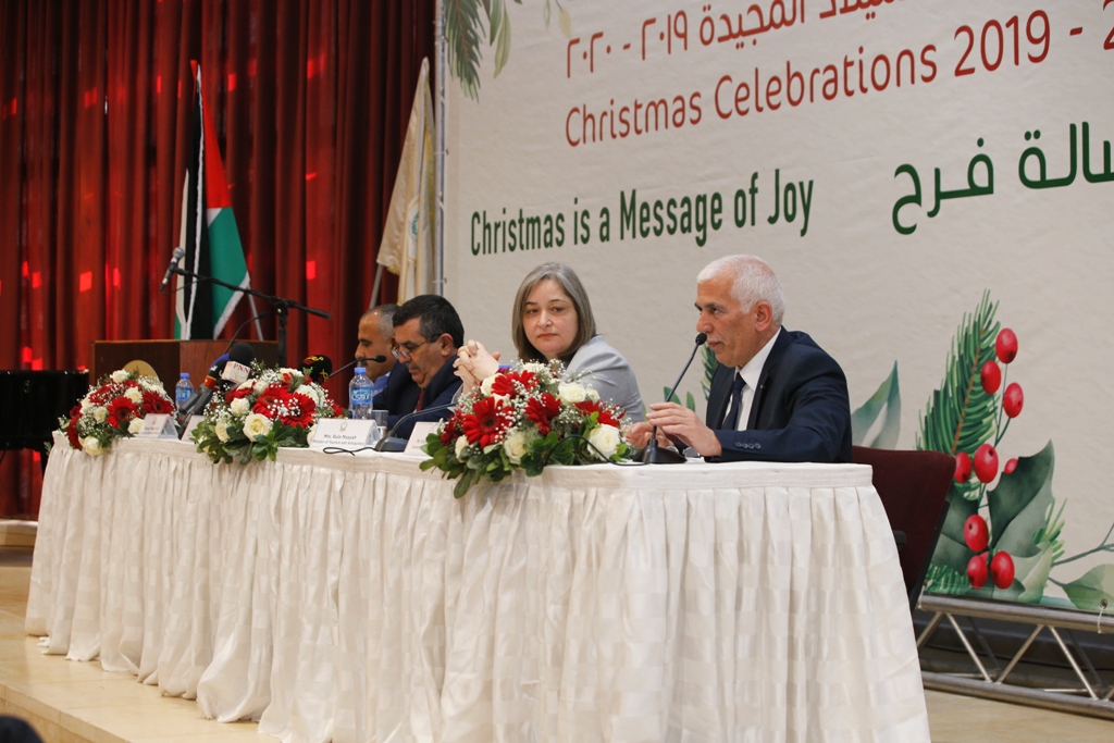 مؤتمر صحفي خاص بإحتفالات أعياد الميلاد المجيدة في مركز السلام بيت لحم