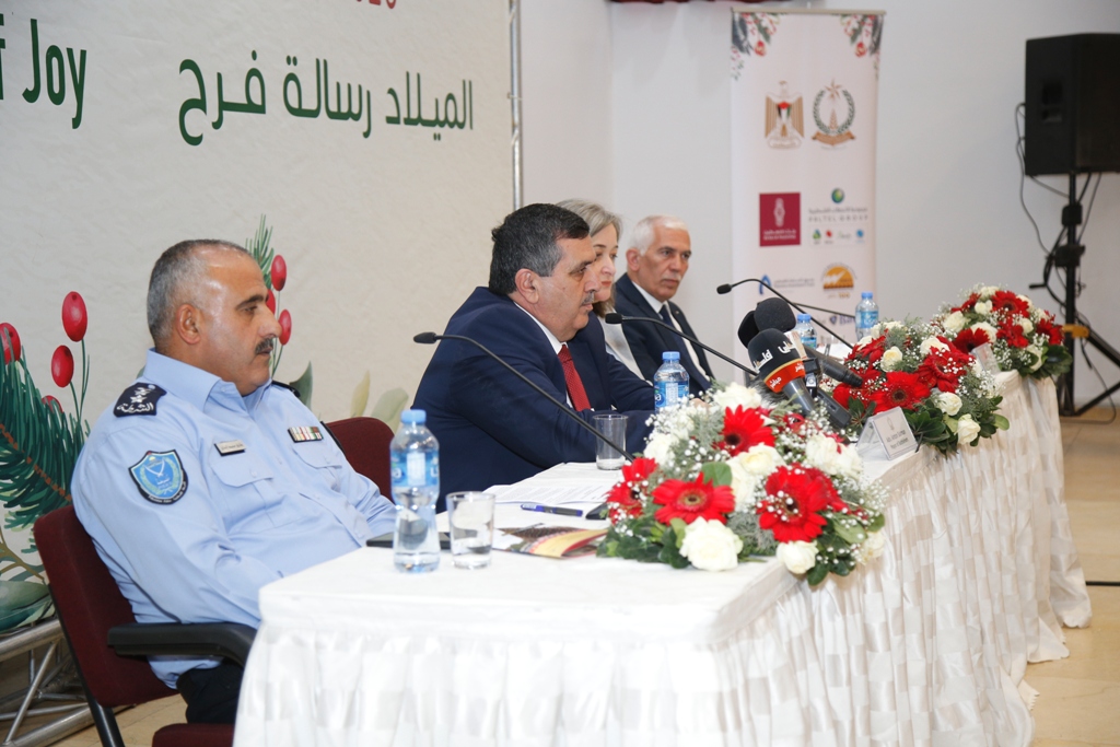 مؤتمر صحفي خاص بإحتفالات أعياد الميلاد المجيدة في مركز السلام بيت لحم