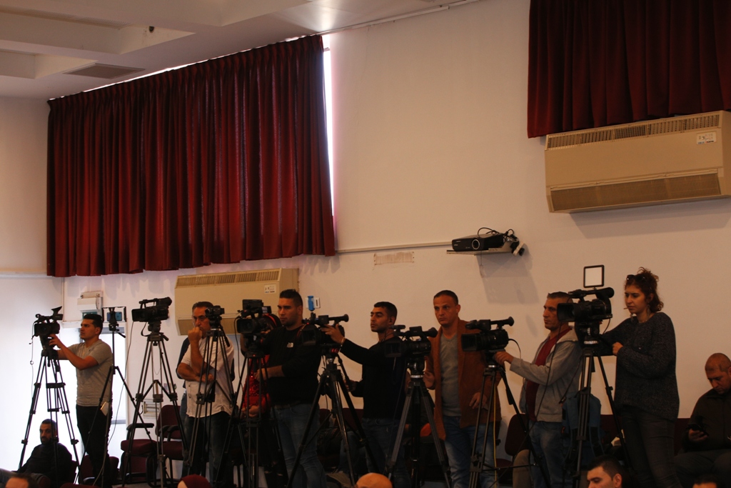 مؤتمر صحفي خاص بإحتفالات أعياد الميلاد المجيدة في مركز السلام بيت لحم