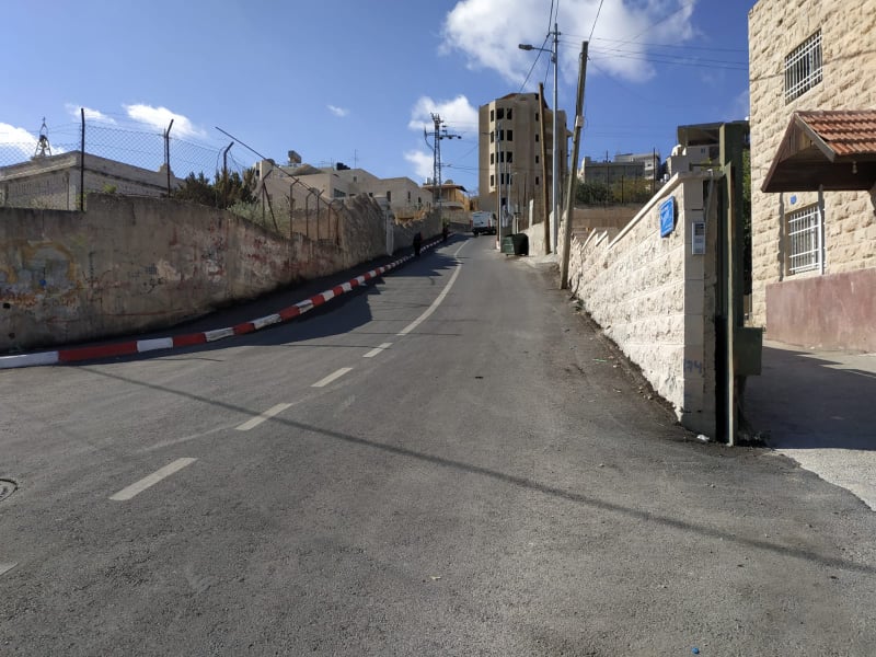 استلام مشروع طرق داخلية في بيت لحم
