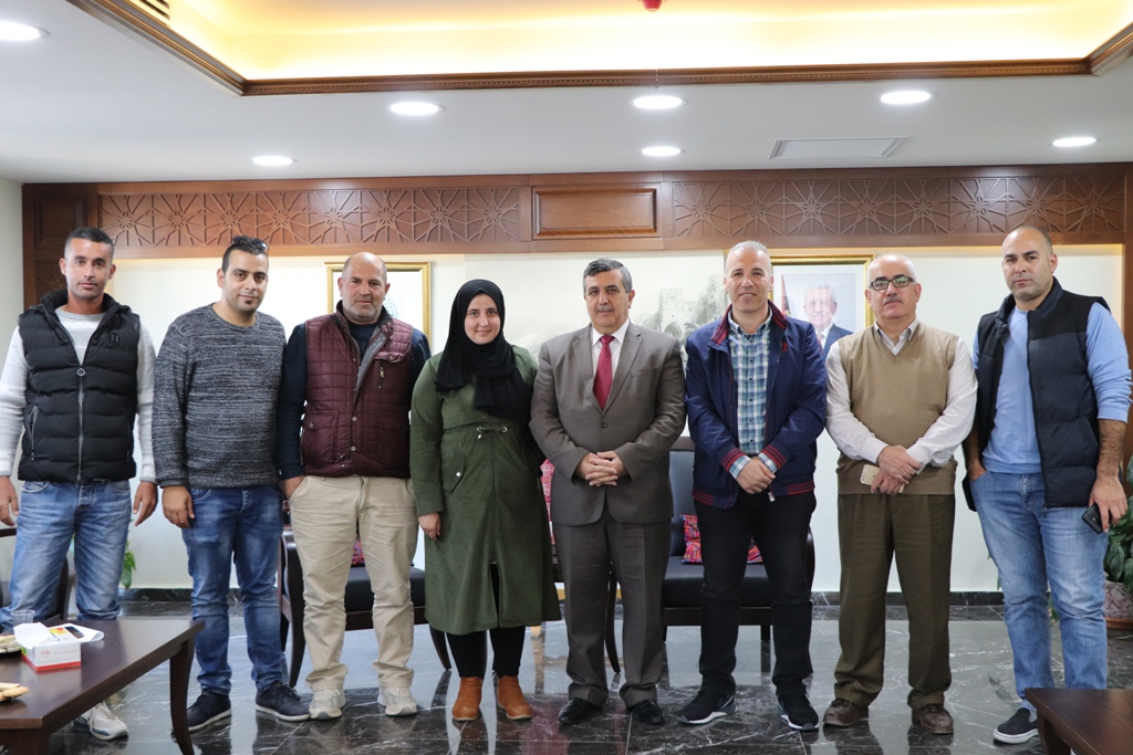 استلام مشروع طرق داخلية في بيت لحم