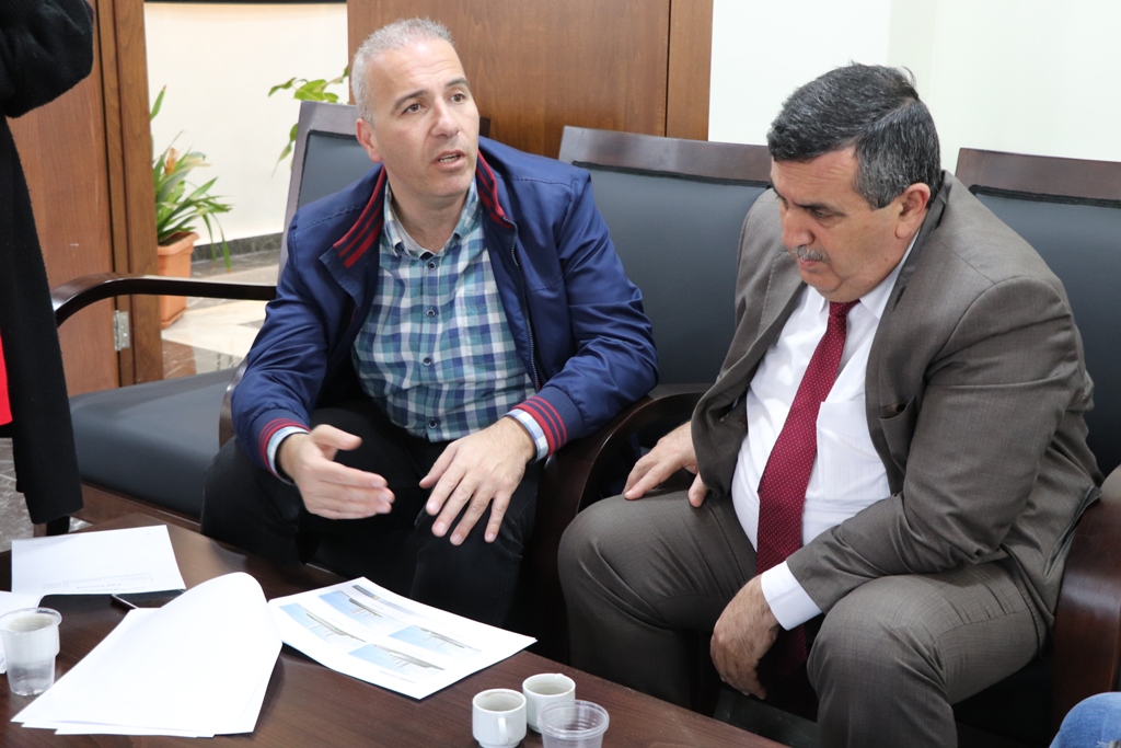 استلام مشروع طرق داخلية في بيت لحم