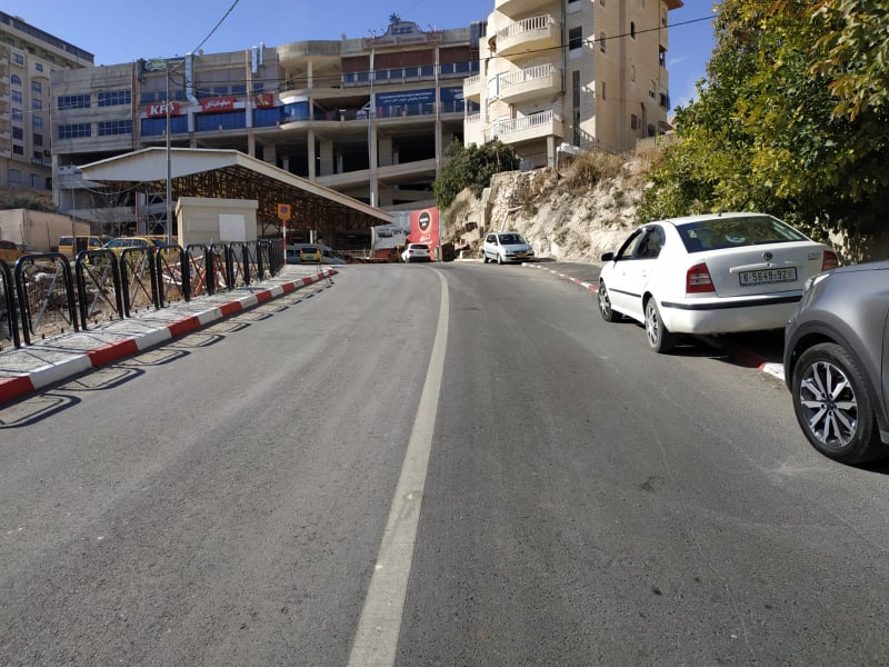 استلام مشروع طرق داخلية في بيت لحم