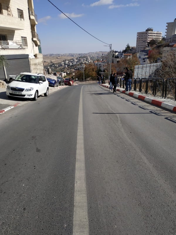 استلام مشروع طرق داخلية في بيت لحم