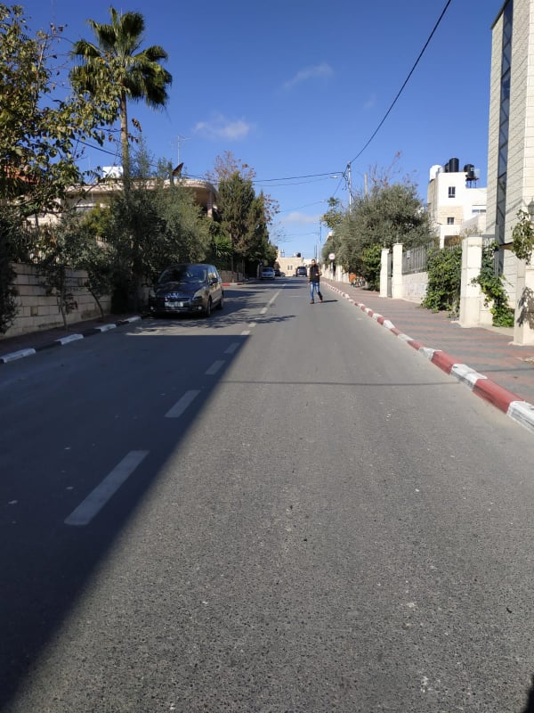 استلام مشروع طرق داخلية في بيت لحم