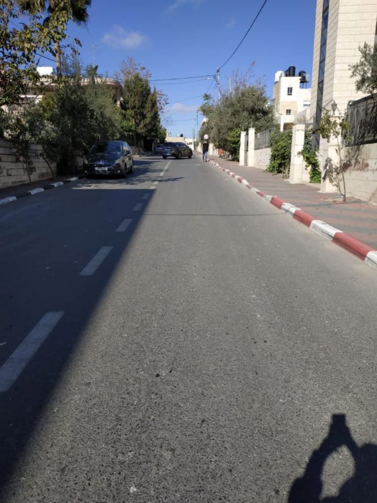 استلام مشروع طرق داخلية في بيت لحم