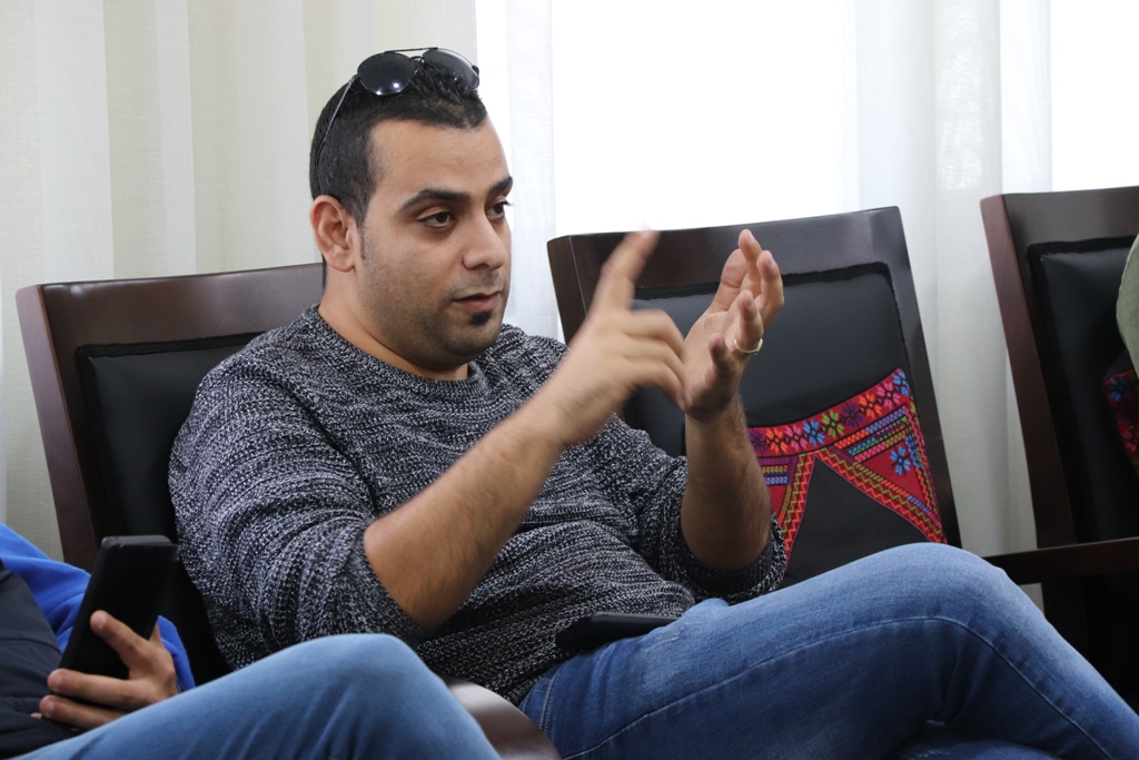 استلام مشروع طرق داخلية في بيت لحم