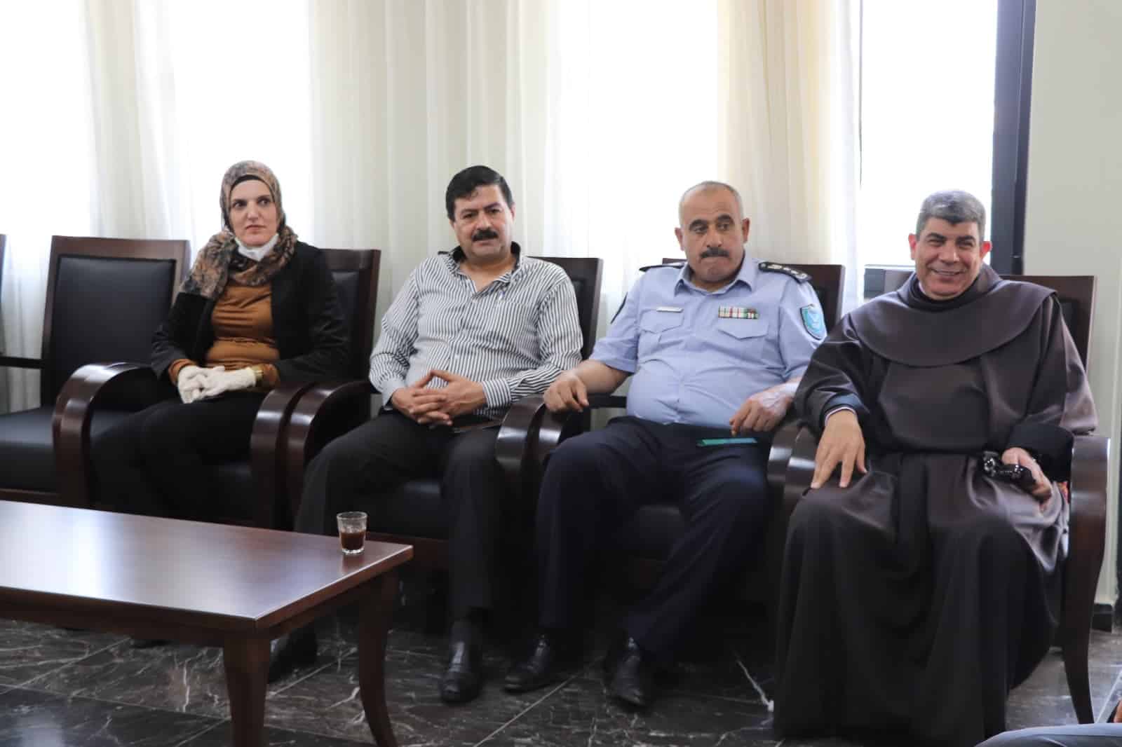 سلمان يطلع اللواء جبريل الرجوب على جهود بلدية بيت لحم في مواجهة فايروس كورونا