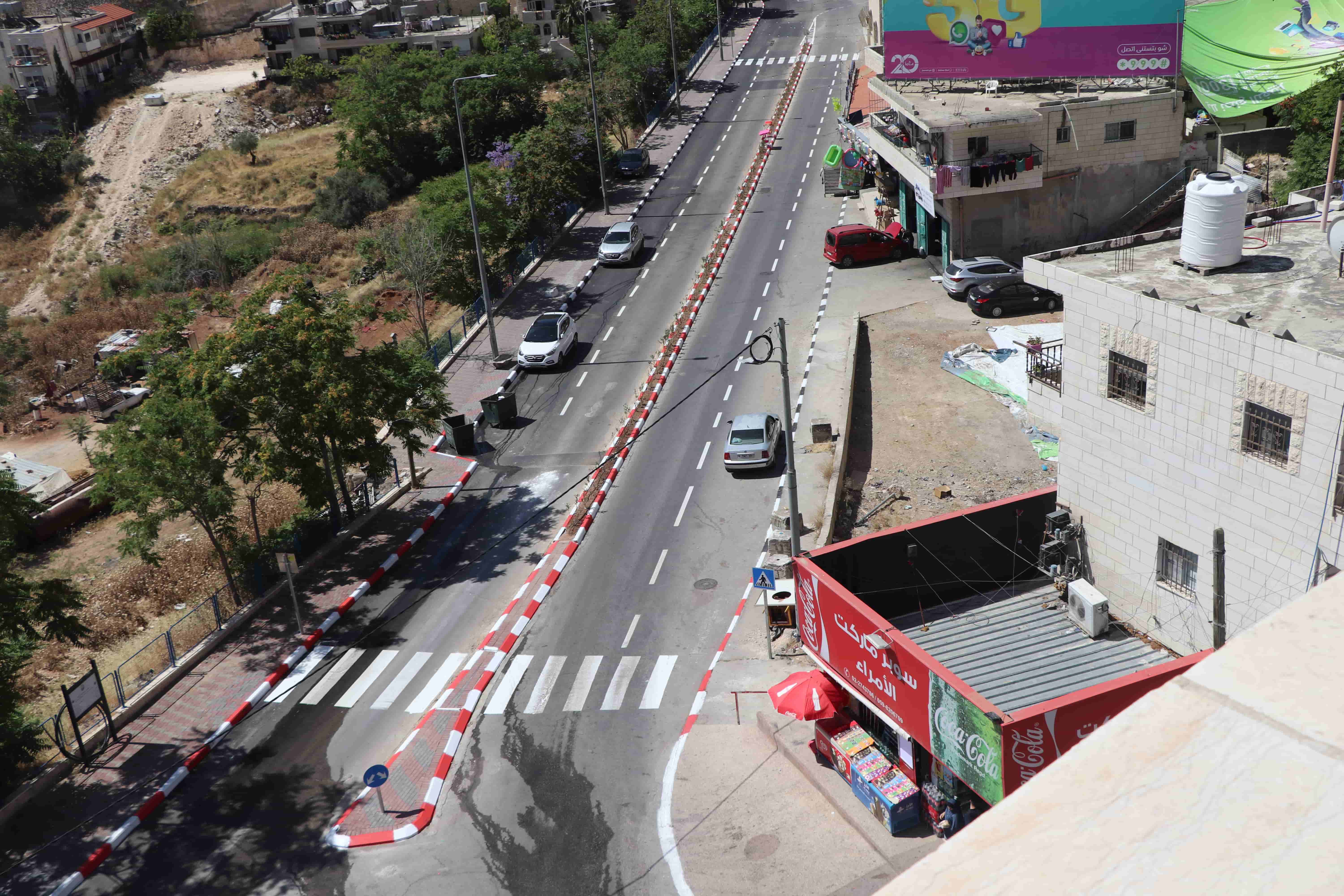 بلدية بيت لحم تنهي أعمال تأهيل "دوار تشيلي" ومقطع من شارع الكركفة 