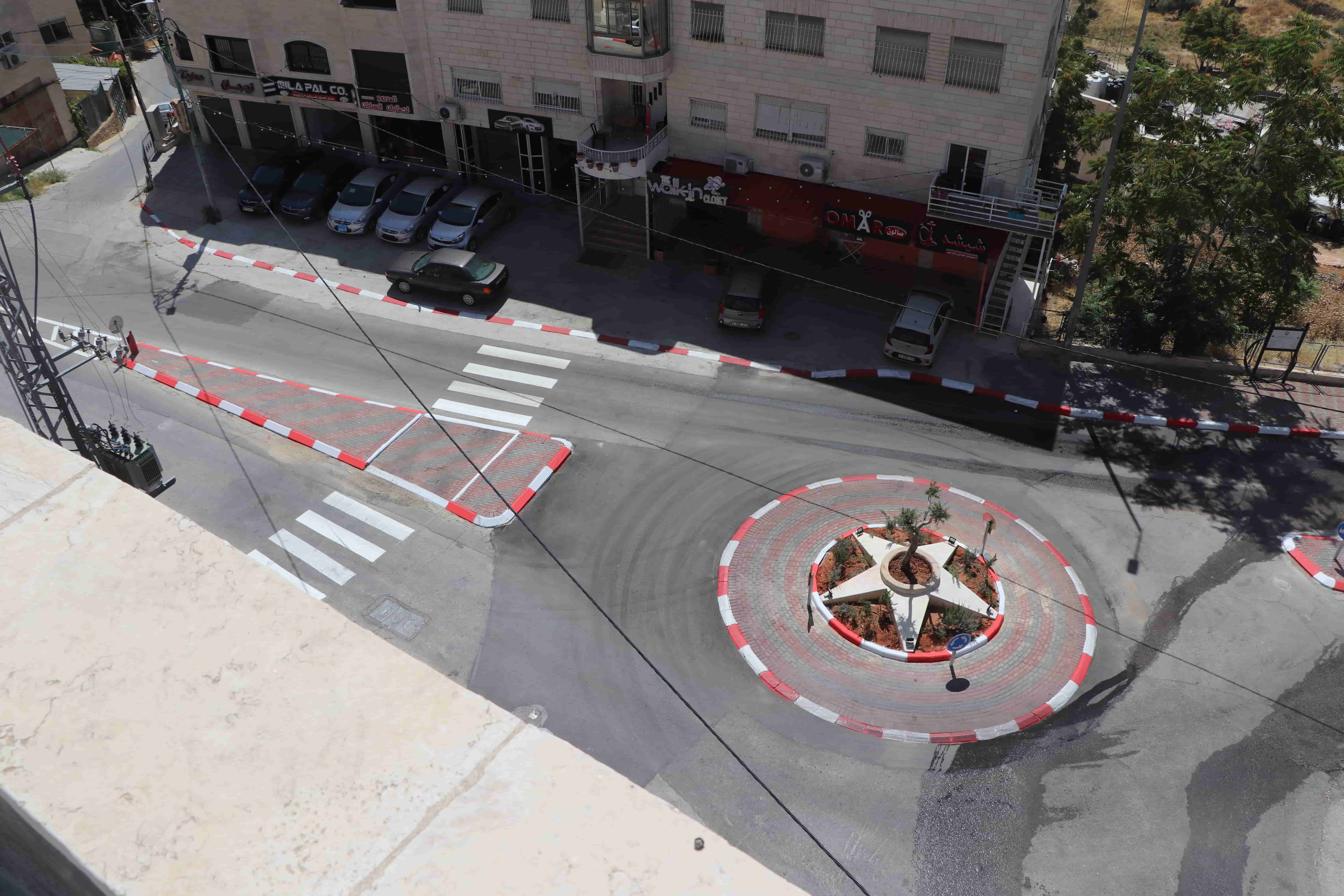 بلدية بيت لحم تنهي أعمال تأهيل "دوار تشيلي" ومقطع من شارع الكركفة 