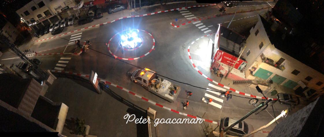 بلدية بيت لحم تنهي أعمال تأهيل "دوار تشيلي" ومقطع من شارع الكركفة 