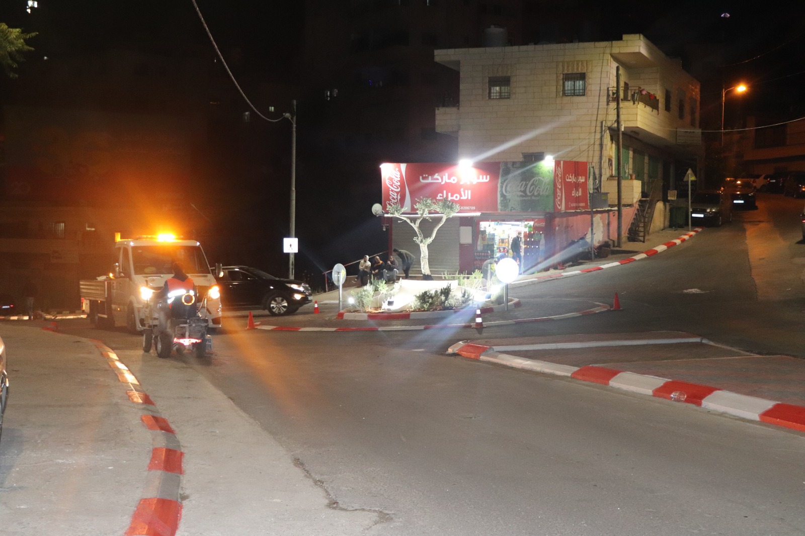 بلدية بيت لحم تنهي أعمال تأهيل "دوار تشيلي" ومقطع من شارع الكركفة 