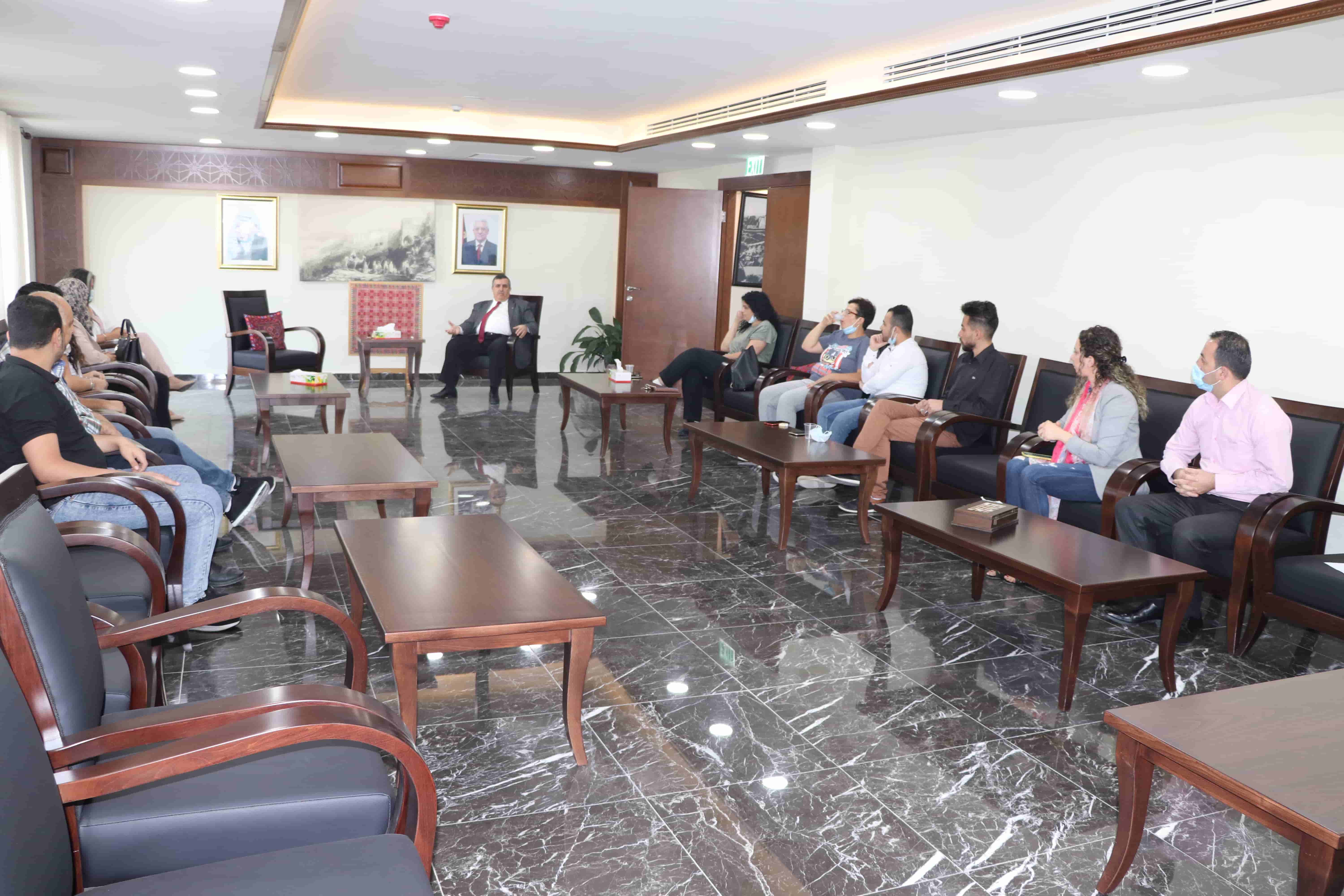 سلمان يكرم متطوعي بلدية بيت لحم خلال فترة جائحة كورونا