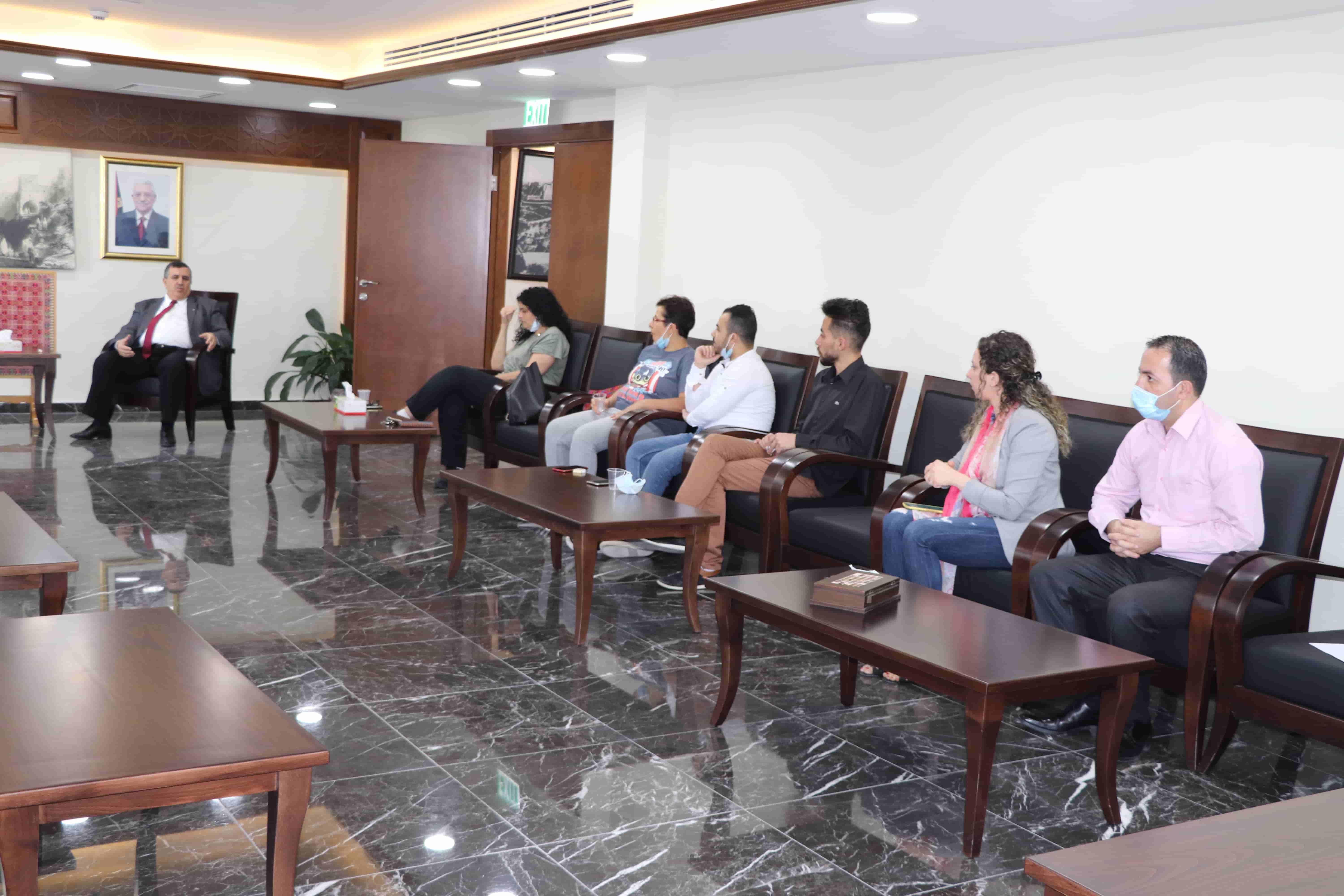 سلمان يكرم متطوعي بلدية بيت لحم خلال فترة جائحة كورونا